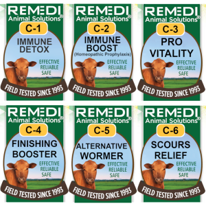 Cattle Starter Kit - Set of first 6, 1oz remedies